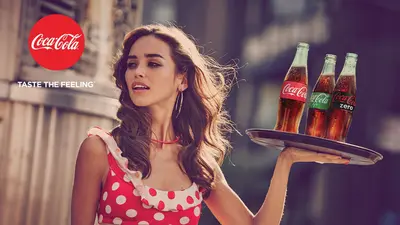 Shuffling the no sugar cards at Coca-Cola