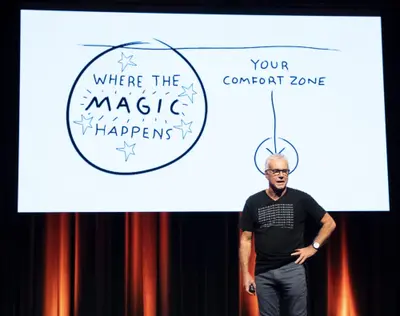 Step out of your comfort zone!