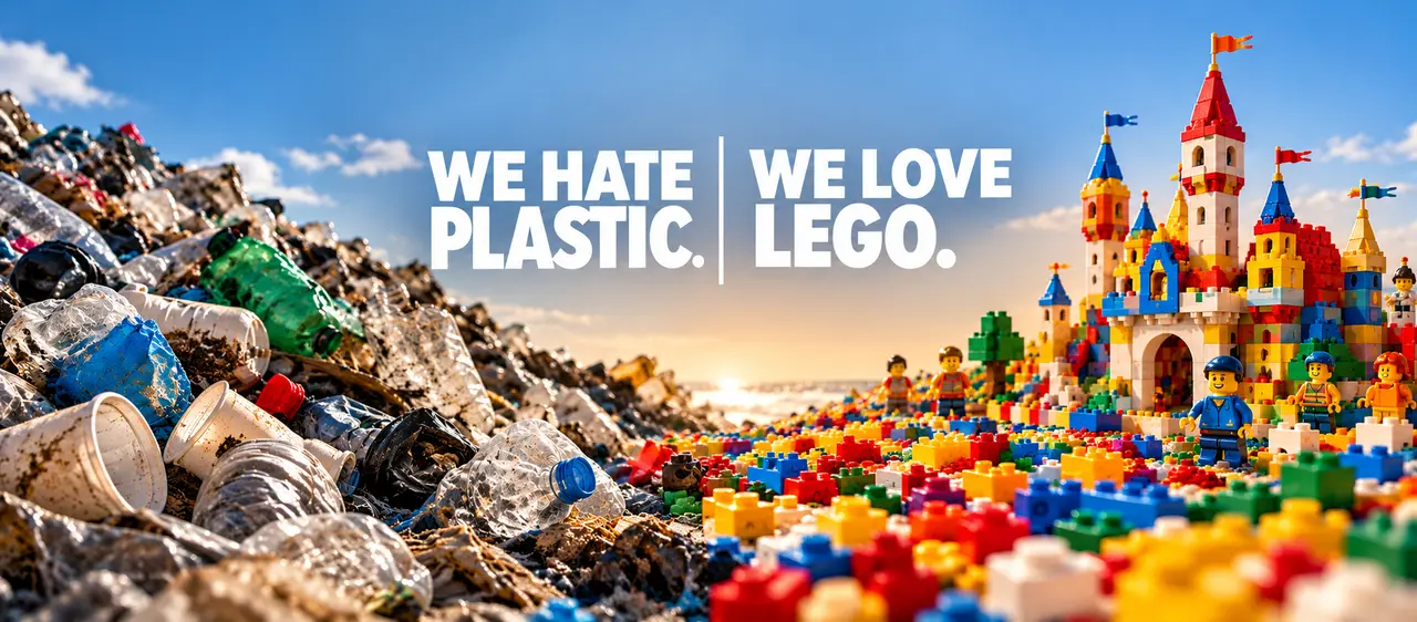 We Hate Plastic. We Love LEGO. The Irrational Power of Branding.