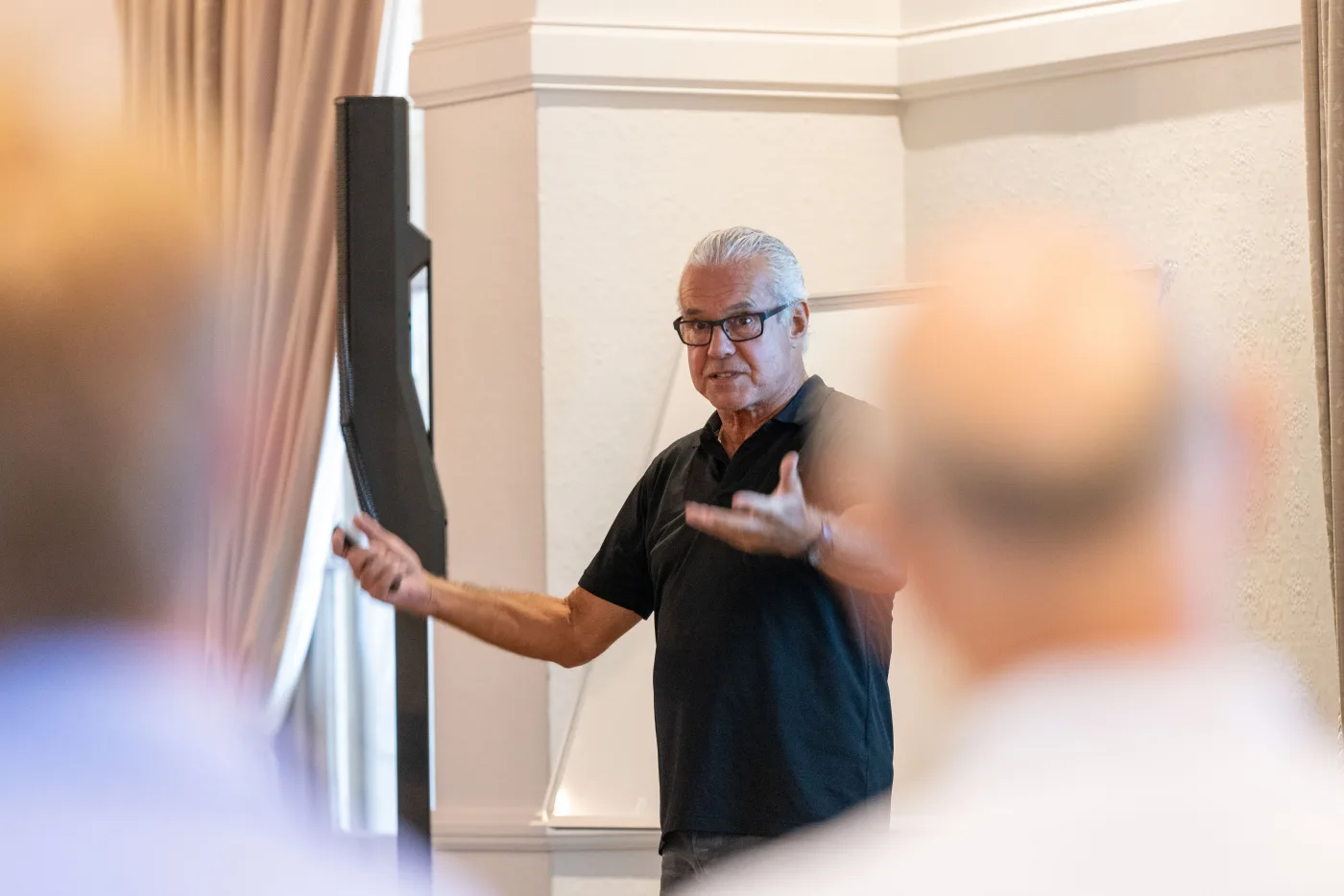Richard Sauerman delivering the Take the Handbrake Off Your Life keynote